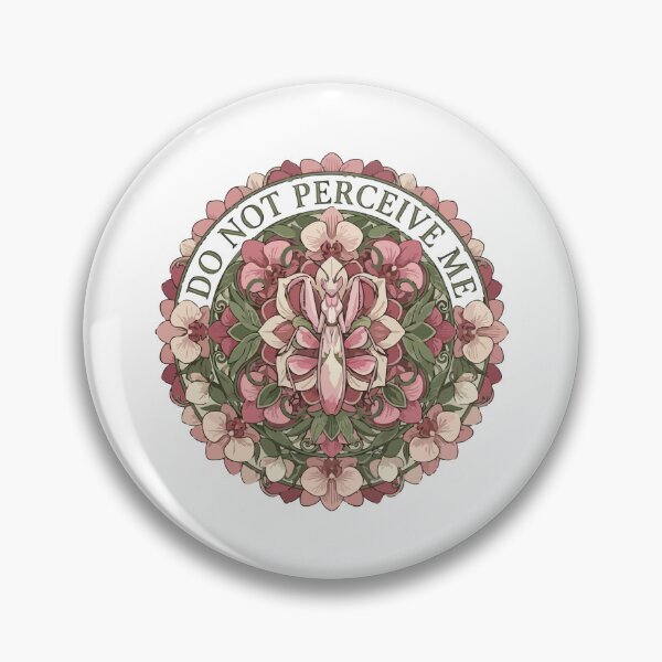 Item preview, Do Not Perceive Me Botanical Orchid Mantis Floral designed and sold by Arc2020.