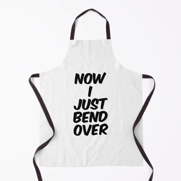 Item preview, Text Typography Now I just bend over Aging Humor designed and sold by TypeboldStudio.