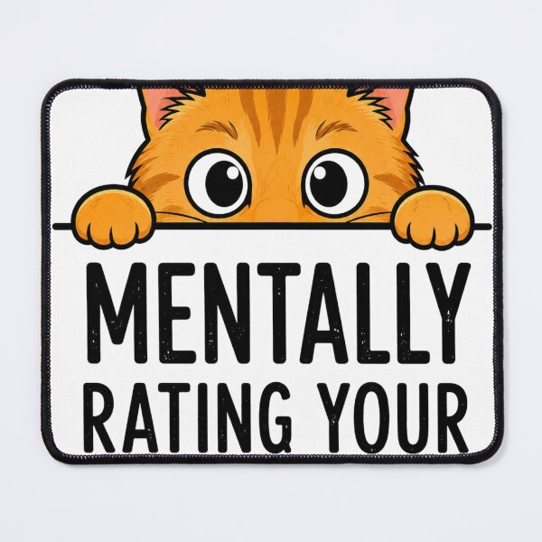 Item preview, Mentally Rating Your Decisions Funny Cat T-Shirt – Cute Orange Tabby Graphic | Sarcastic Cat Lover Gift | Introvert Humor Tee designed and sold by TeehMeow.