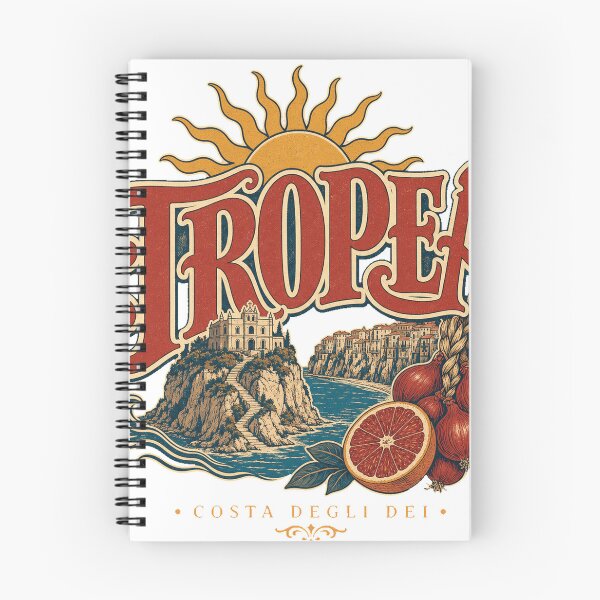 Item preview, Tropea Italy Retro Signpainter Lettering Art designed and sold by VisualArtsOasis.