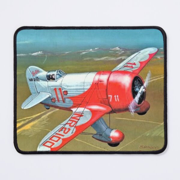 Item preview, gee bee r1 model airplane kit art designed and sold by PilotandPlane.