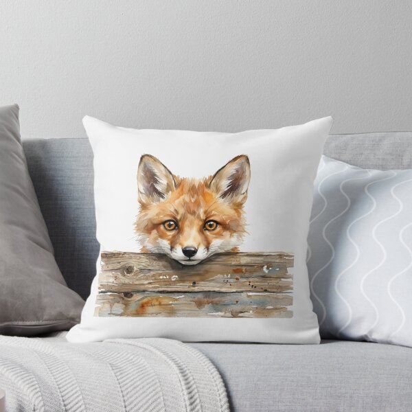 Item preview, Fox Peeking Fence designed and sold by Roy & Tiffany.