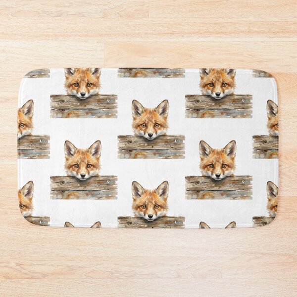 Item preview, Fox Peeking Fence designed and sold by Tiffany Roy.