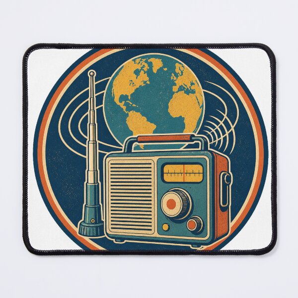 Item preview, Portable Shortwave Radio Global Signal Art designed and sold by Moni50 Studio.
