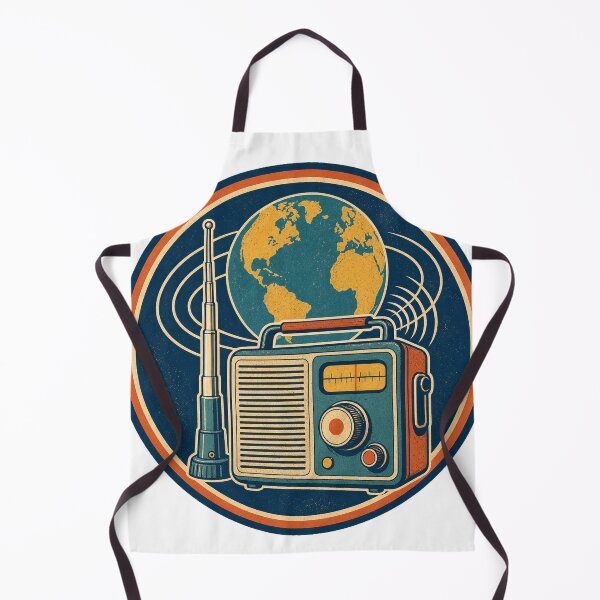 Item preview, Portable Shortwave Radio Global Signal Art designed and sold by Moni50 Studio.