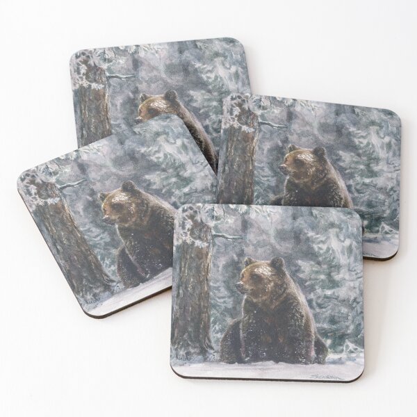 Item preview, Bear in the Snow designed and sold by ISEriksonartist.