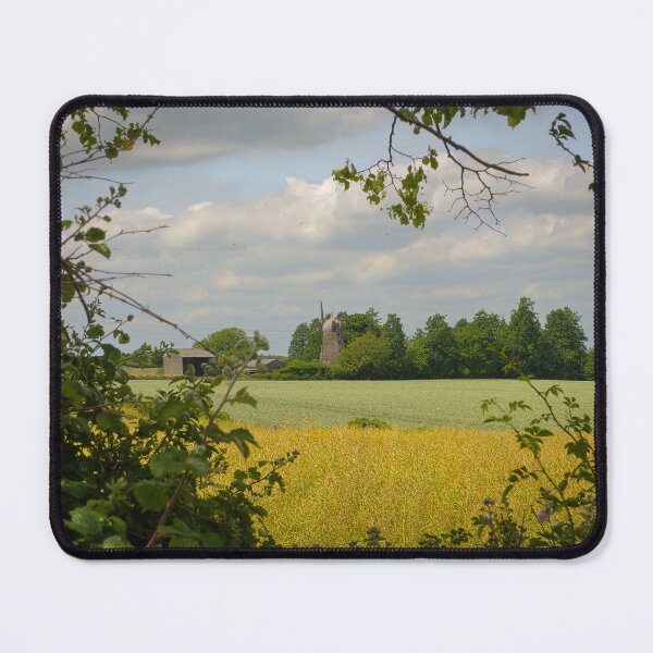 Item preview, English Countryside Windmill Through Hedgerow | Barnack, Cambridgeshire designed and sold by MikeWalksUK.