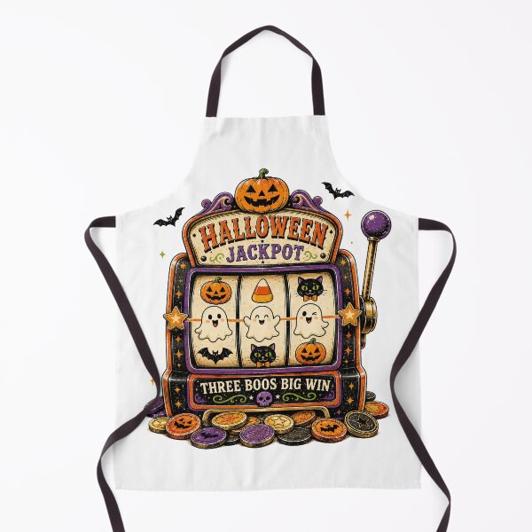 Item preview, Halloween Jackpot – Three Boos Big Win Cute Ghost Slot Machine designed and sold by TVPS17.