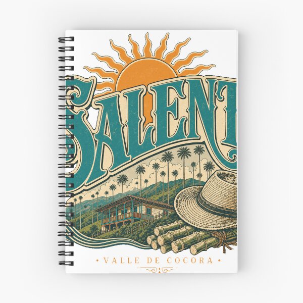Item preview, Salento Colombia Classic Hand Drawn Travel Emblem designed and sold by VisualArtsOasis.