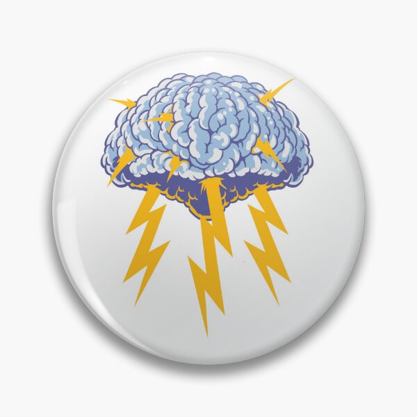Item preview, Brain Thunder Cloud T-Shirt designed and sold by phsycartwork.