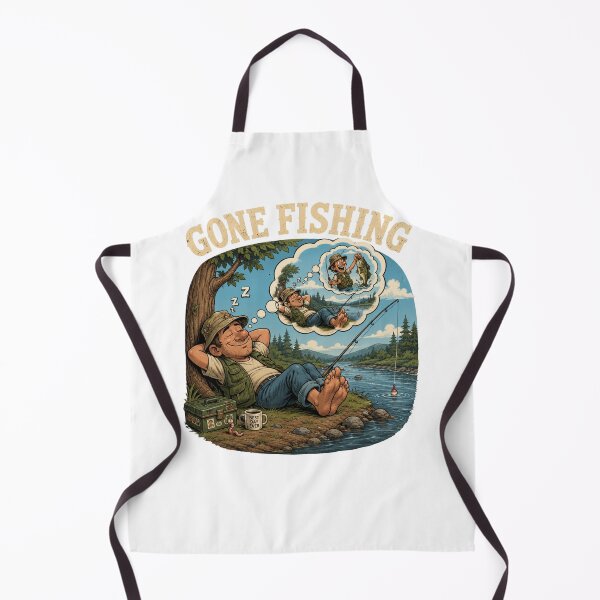 Item preview, Gone Fishing Relaxing River Scene designed and sold by Snedsdigital.