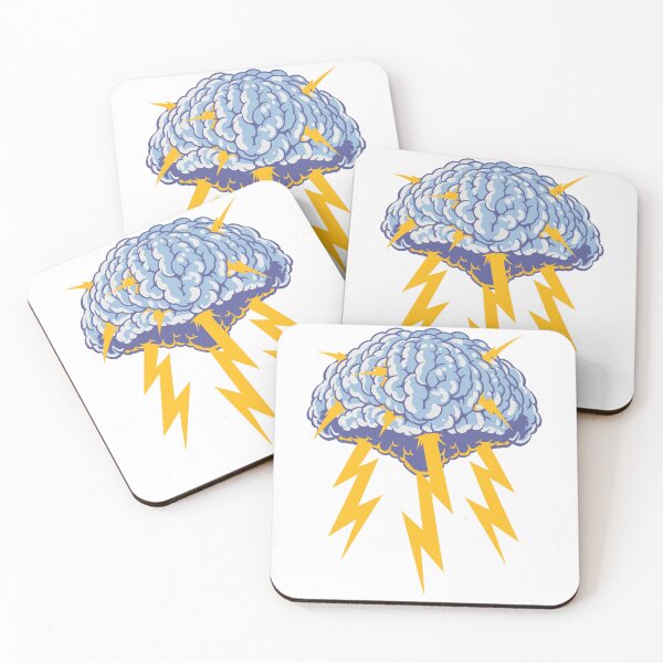 Item preview, Brain Thunder Cloud T-Shirt designed and sold by phsycartwork.