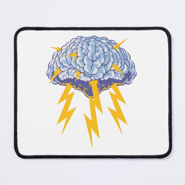 Item preview, Brain Thunder Cloud T-Shirt designed and sold by phsycartwork.
