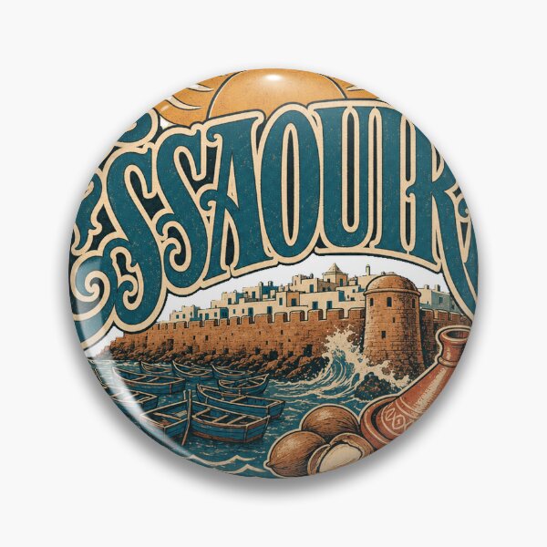 Item preview, Essaouira Morocco Vintage Signwriting Travel Design designed and sold by VisualArtsOasis.