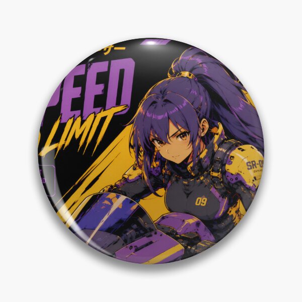 Item preview, Cyberpunk Street Racer Girl – Speed No Limit designed and sold by Apocalyptic Art Studio.