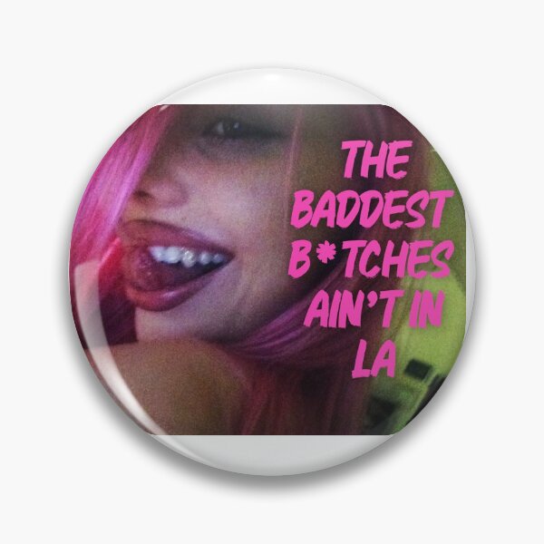 Item preview, The Baddest B*tches Ain’t in LA Adela sticker  designed and sold by Lilly’s Designs .