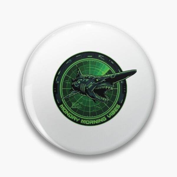 Item preview, Monday Morning Vibes Neon Goblin Shark Sonar designed and sold by Arc2020.