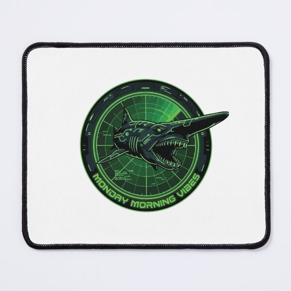 Item preview, Monday Morning Vibes Neon Goblin Shark Sonar designed and sold by Arc2020.