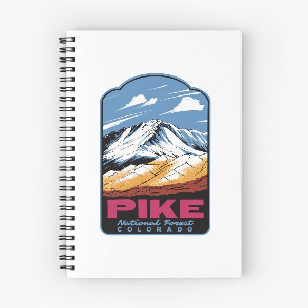 Item preview, Pikes Peak Pike National Forest Retro Travel Poster designed and sold by HalpinDesign.