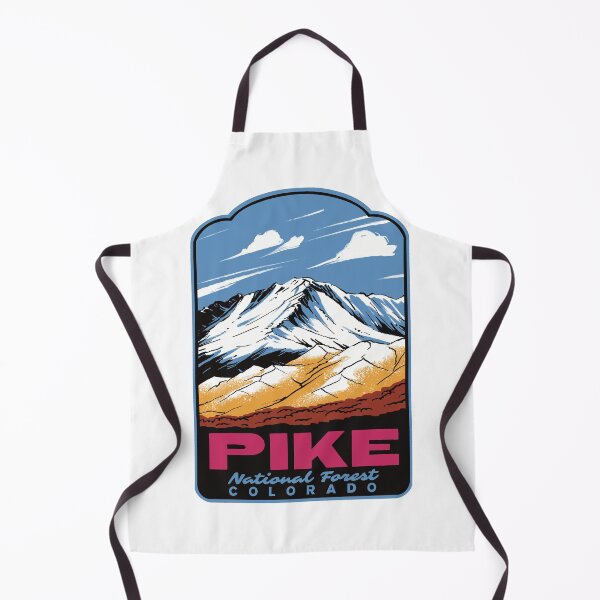Item preview, Pikes Peak Pike National Forest Retro Travel Poster designed and sold by HalpinDesign.