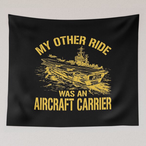 Item preview, My Other Ride Was An Aircraft Carrier Navy Veteran Sailor designed and sold by Doodleoub.