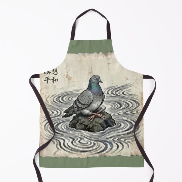 Item preview, Zen Pigeon Japanese Inspired Art designed and sold by azule1.