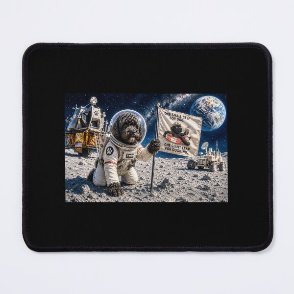 Item preview, Portuguese Water Dogs in Space designed and sold by PWD-Art-And-Graphics.