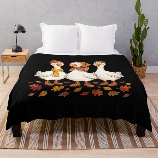 Item preview, Cozy Geese Autumn Fall Farm Animal Thanksgiving Bird designed and sold by Doodleoub.