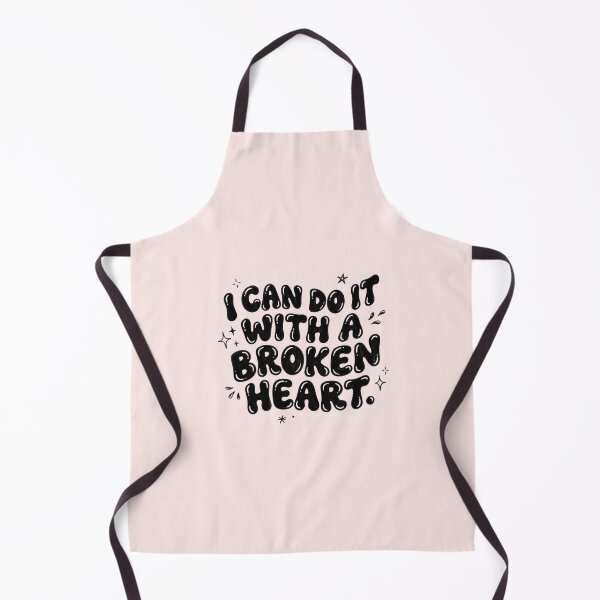 Item preview, I Can Do It With A Broken Heart Lyrics Doodle designed and sold by Sticker Tonic.