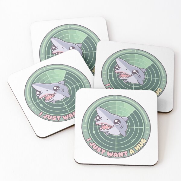 Item preview, I Just Want A Hug Kawaii Goblin Shark Radar designed and sold by Arc2020.