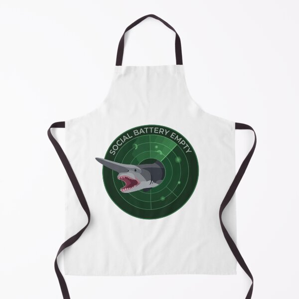 Item preview, Social Battery Empty Minimalist Goblin Shark Sonar designed and sold by Arc2020.