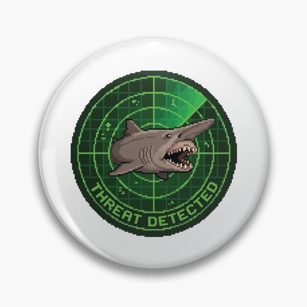 Item preview, Threat Detected Pixel Art Goblin Shark Radar designed and sold by Arc2020.
