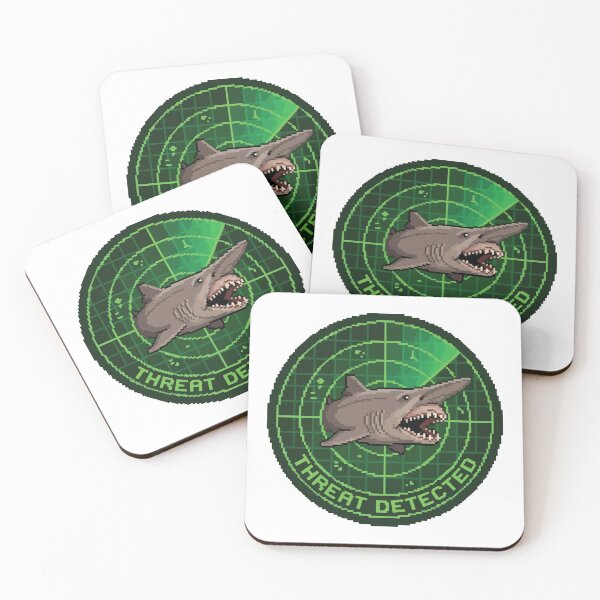 Item preview, Threat Detected Pixel Art Goblin Shark Radar designed and sold by Arc2020.