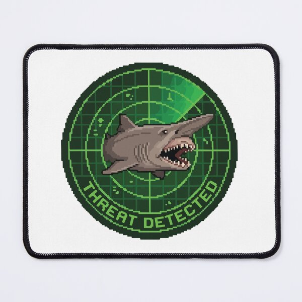 Item preview, Threat Detected Pixel Art Goblin Shark Radar designed and sold by Arc2020.
