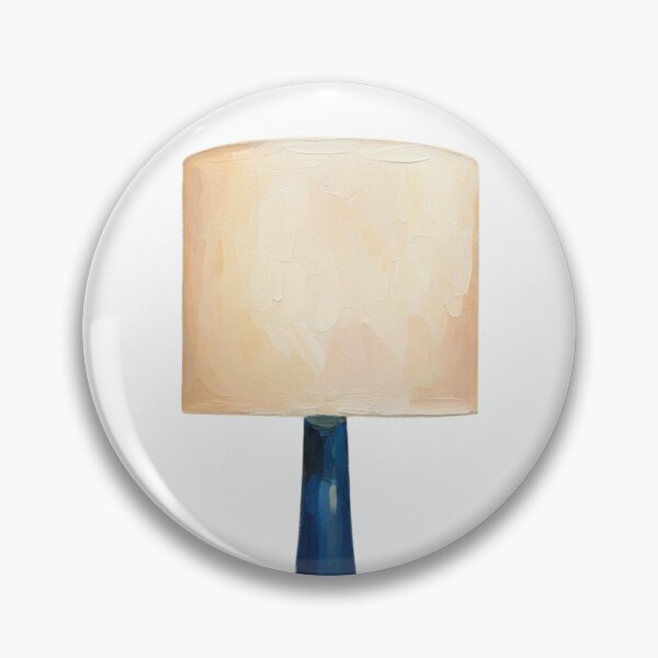 Item preview, Blue and Orange Table Lamp Oil Painting Art Print designed and sold by KaleChub.