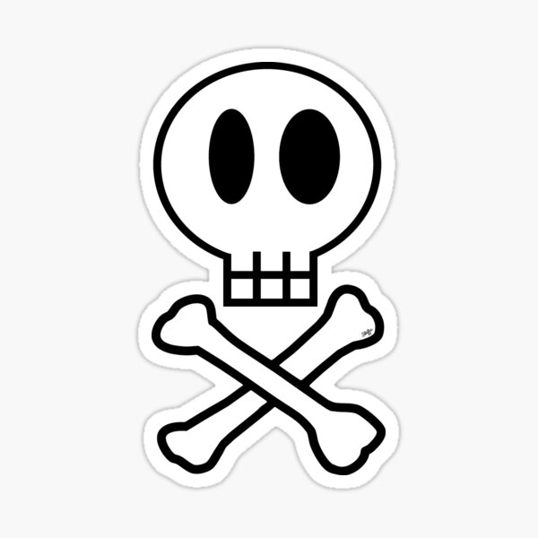 Skully the Skull Sticker