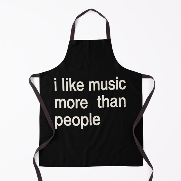 Item preview, I Like Music More Than People Music Lover Introvert designed and sold by Doodleoub.
