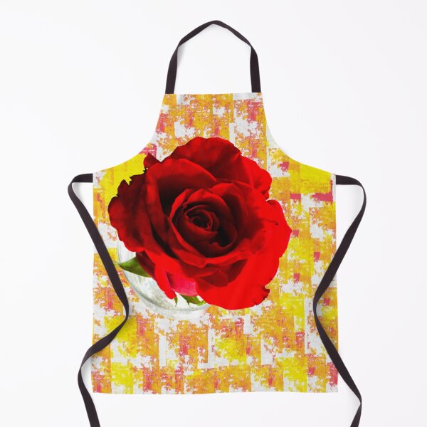 Item preview, Handpainted Red Rose Mixed Media Botanical Art designed and sold by BalkanBloom.