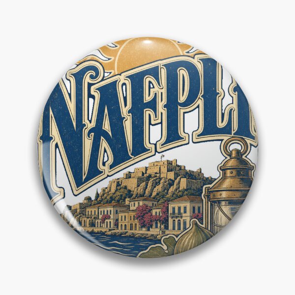 Item preview, Nafplio Greece Retro Signpainter Lettering Art designed and sold by VisualArtsOasis.