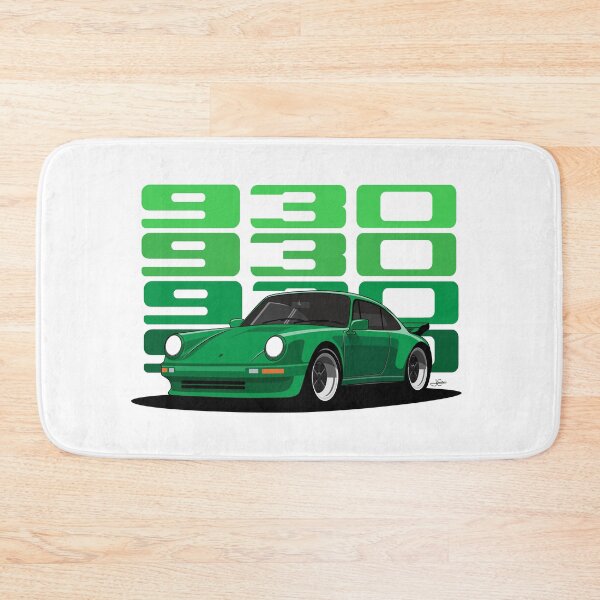 Item preview,  Retro 930 turbo in green illustration designed and sold by blackdogshop.