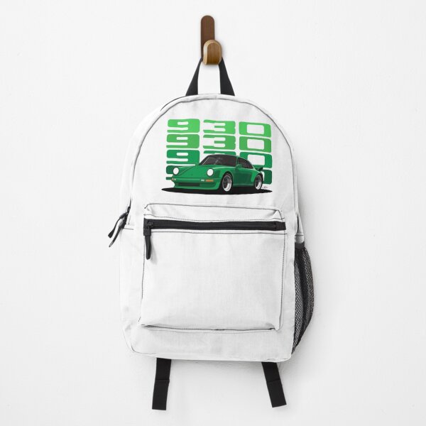 Item preview, Retro 930 turbo in green illustration designed and sold by blackdogshop.