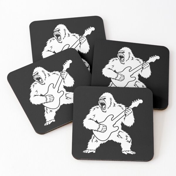 Item preview, Rock And Roll Gorilla Electric Guitarist Musician designed and sold by Doodleoub.