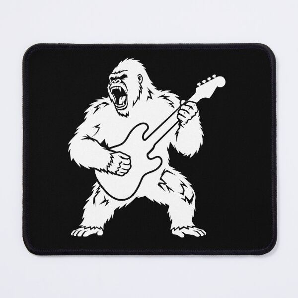 Item preview, Rock And Roll Gorilla Electric Guitarist Musician designed and sold by Doodleoub.