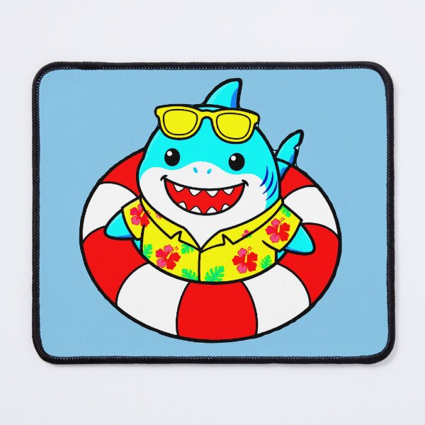 Item preview, Shark Vacation | Shark in Lifeguard Kawaii Summer Design designed and sold by AstronautMerch.