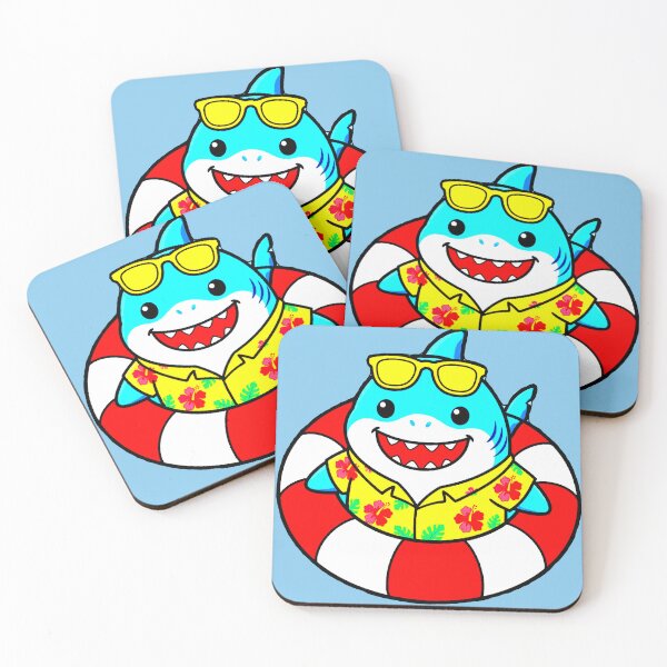Item preview, Shark Vacation | Shark in Lifeguard Kawaii Summer Design designed and sold by AstronautMerch.
