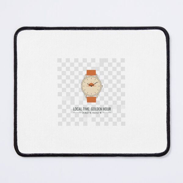 Item preview, Local Time Golden Hour Minimalist Watch Design designed and sold by ImagineDraws.
