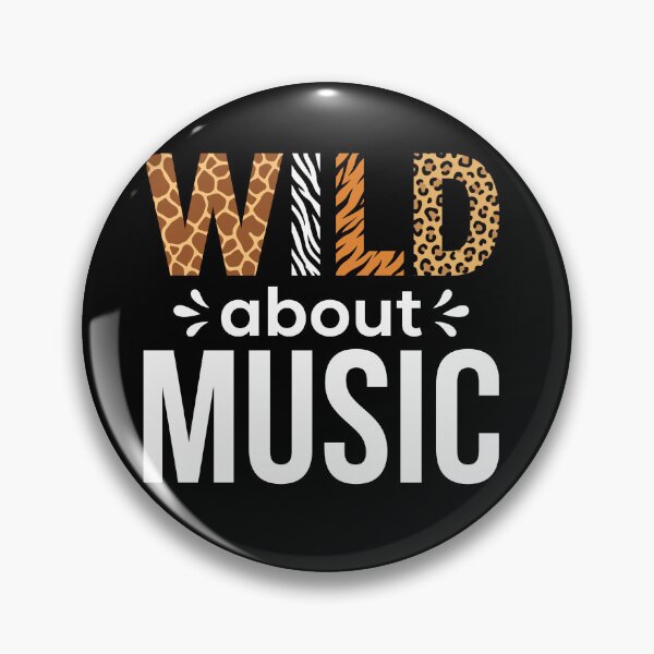 Item preview, Wild About Music Animal Print Music Lover designed and sold by Doodleoub.