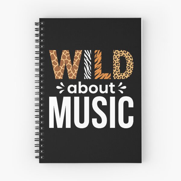 Item preview, Wild About Music Animal Print Music Lover designed and sold by Doodleoub.