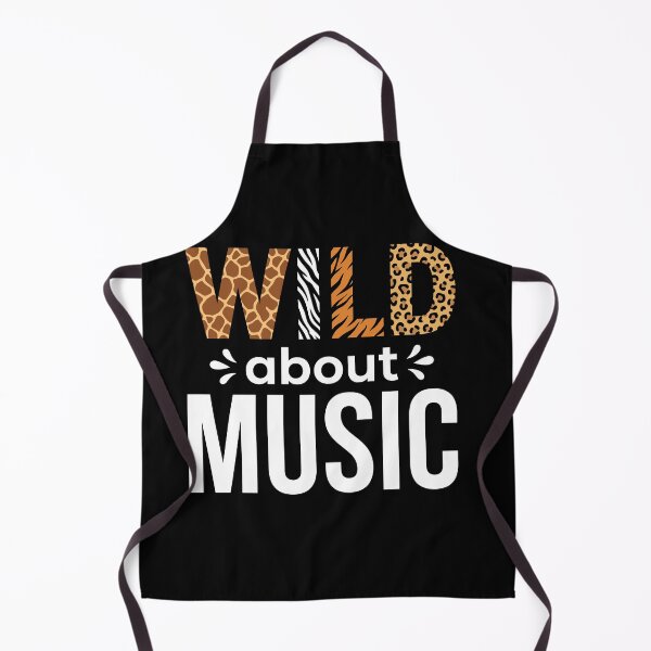 Item preview, Wild About Music Animal Print Music Lover designed and sold by Doodleoub.