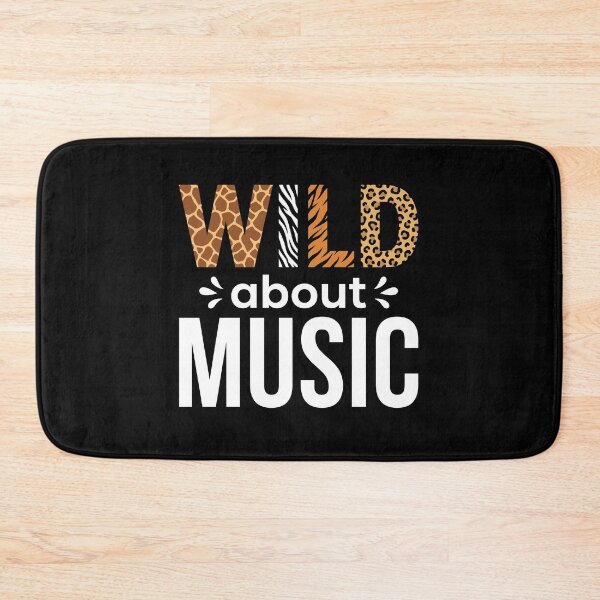 Item preview, Wild About Music Animal Print Music Lover designed and sold by Doodleoub.